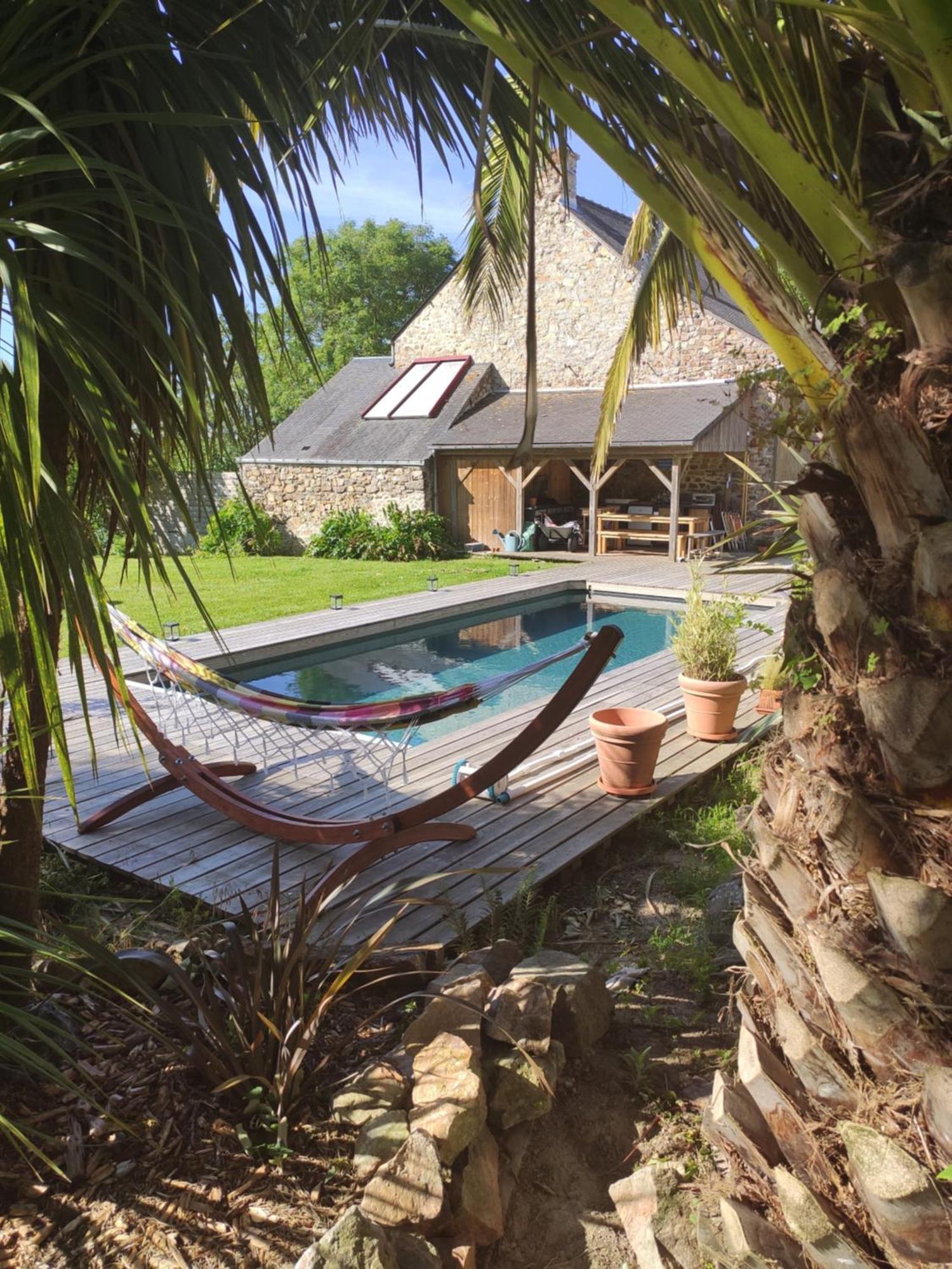 La Petite Hautiere Maison 2 Personnes Plouer Sur Rance Avec Piscine Apartment Exterior photo